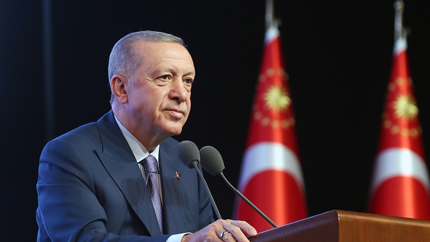 Cumhurbaşkanı Recep Tayyip Erdoğan, Beştepe Millet Kongre ve Kültür Merkezi'nde