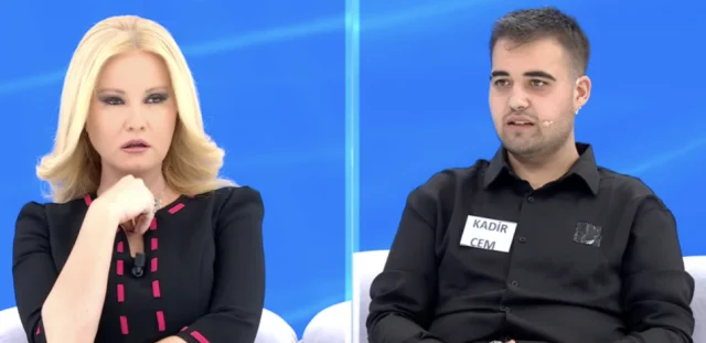 Annesini bulmak için televizyon programına katılan 23 yaşındaki Kadir Cem