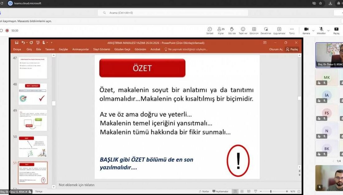 Afyonkarahisar Sağlık Bilimleri Üniversitesi Araştırma ve Geliştirme Komisyonu tarafından yürütülen