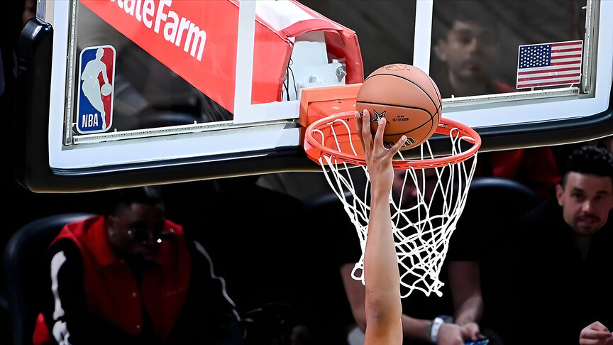 Amerikan Basketbol Ligi'nde (NBA) Detroit Pistons'ı 125-94 yenen ve seriyi