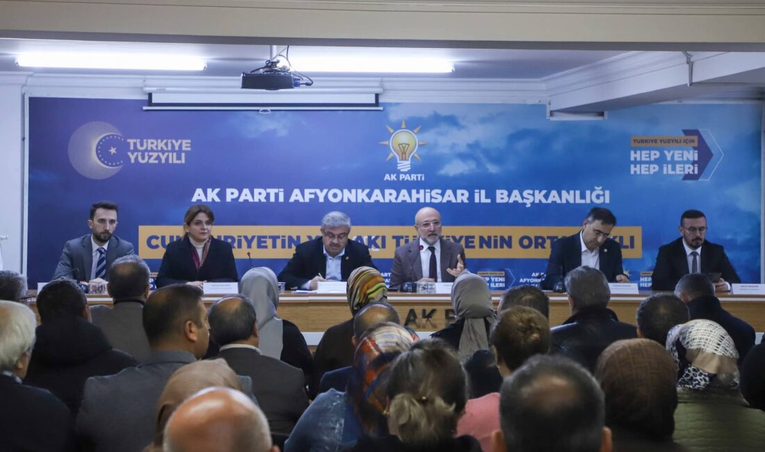AK Parti Afyonkarahisar İl Başkanlığı tarafından düzenlenen 96. İl Danışma