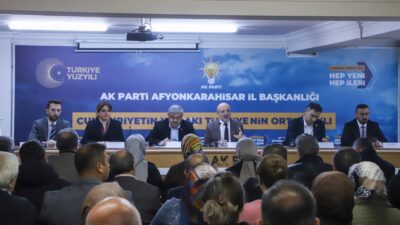 AK Parti Afyonkarahisar İl Başkanlığı tarafından düzenlenen 96. İl Danışma