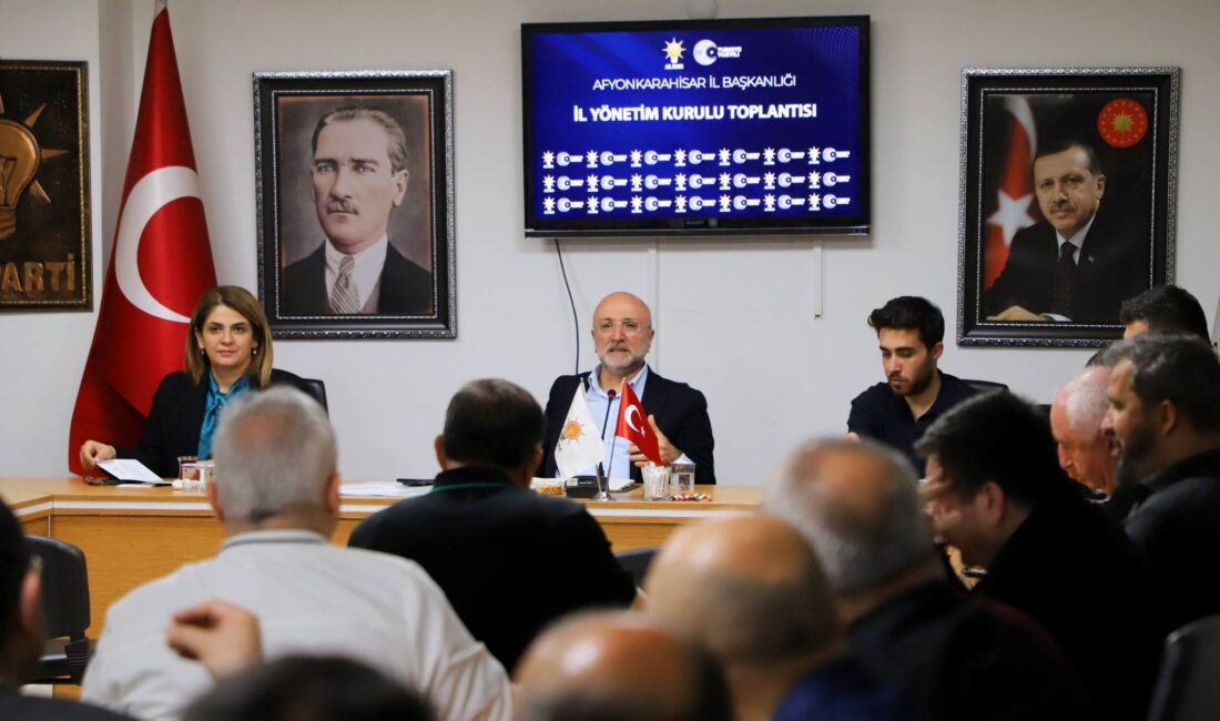AK Parti Afyonkarahisar İl Başkanlığı tarafından haftalık İl Yürütme ve