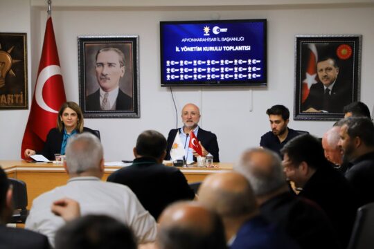 AK Parti Afyonkarahisar İl Başkanlığı tarafından haftalık İl Yürütme ve