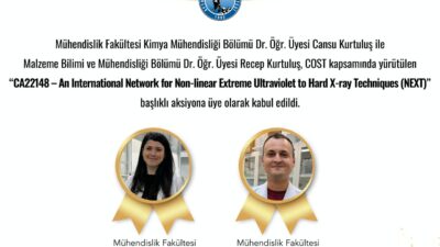 Afyon Kocatepe Üniversitesi (AKÜ) bilim insanları, Avrupa’nın önemli araştırma ağlarından