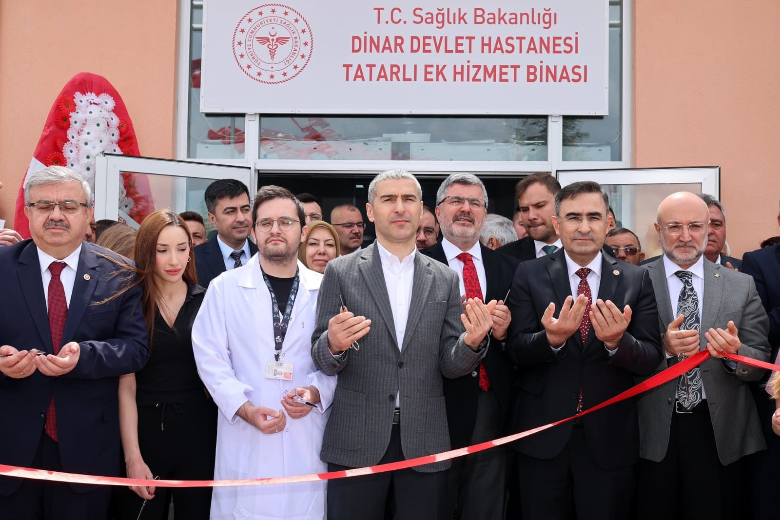 Afyonkarahisar Dinar Devlet Hastanesi Tatarlı Ek Hizmet Binası, düzenlenen törenle