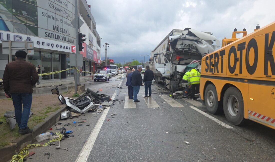 Bursa'nın Orhangazi ilçesinde sabah saatlerinde meydana gelen feci kazada, bir