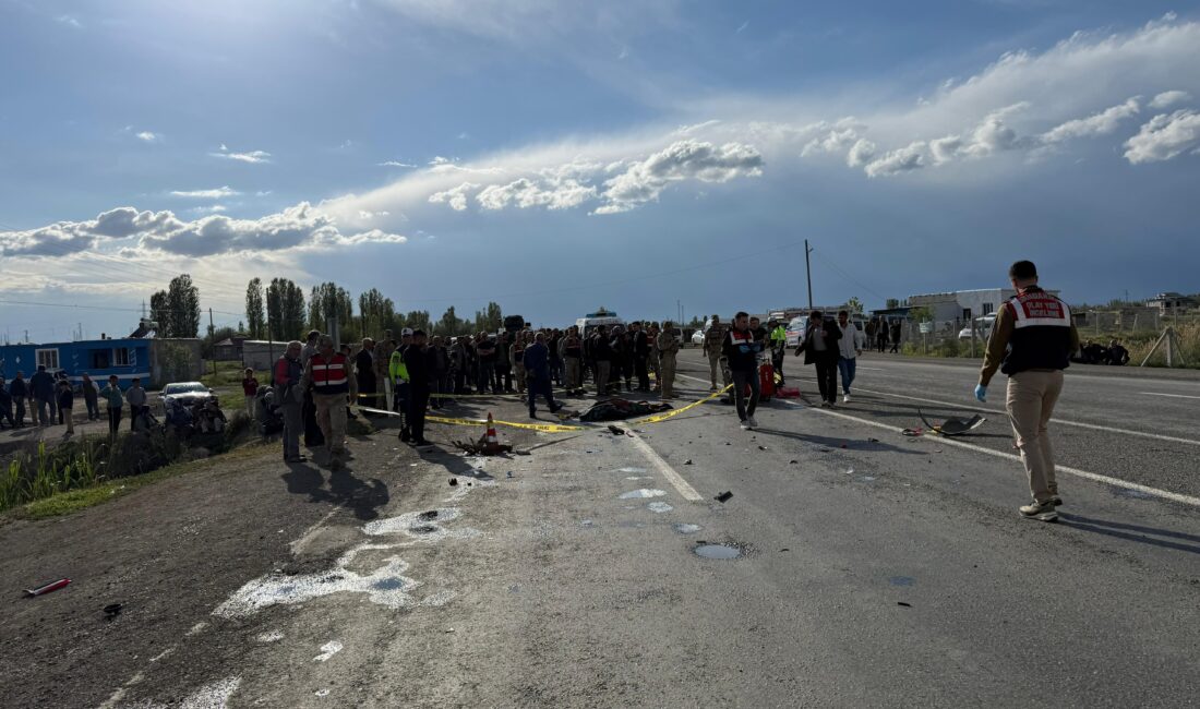 Iğdır’ın Aralık ilçesine bağlı Hasanhan köyünde, otomobilin çarptığı motosiklet sürücüsü