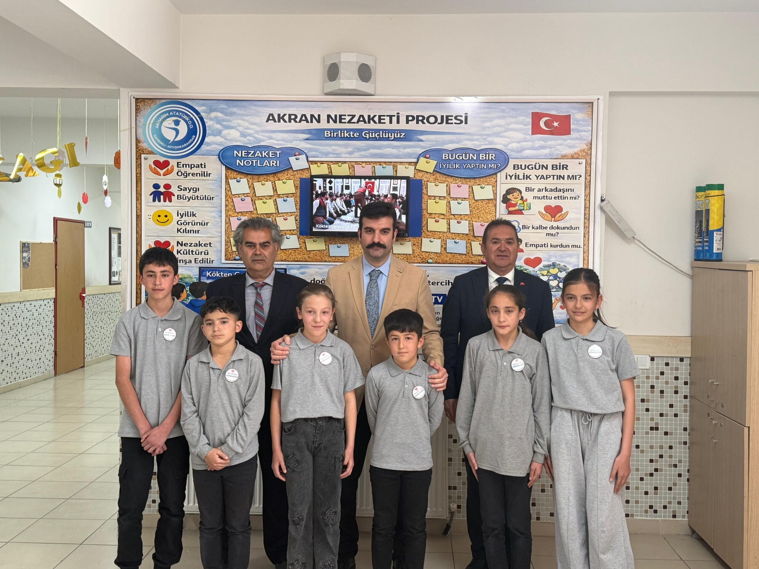  Afyonkarahisar’ın Sandıklı ilçesinde ki Akharım Atatürk Ortaokulu tarafından hayata geçirilen