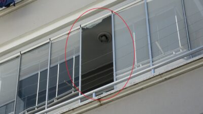 Samsun’un İlkadım ilçesinde sabah saatlerinde yerleşim yerine düşen insansız hava