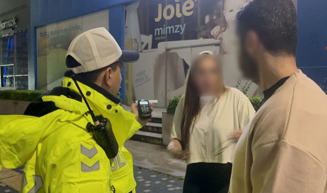 Bursa’da trafik polislerinin gerçekleştirdiği alkol denetimine takılan 29 yaşındaki kadın