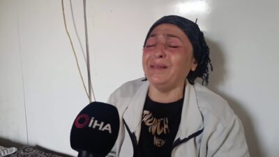 Hatay'da etkili olan şiddetli yağışların ardından Antakya ilçesinde meydana gelen