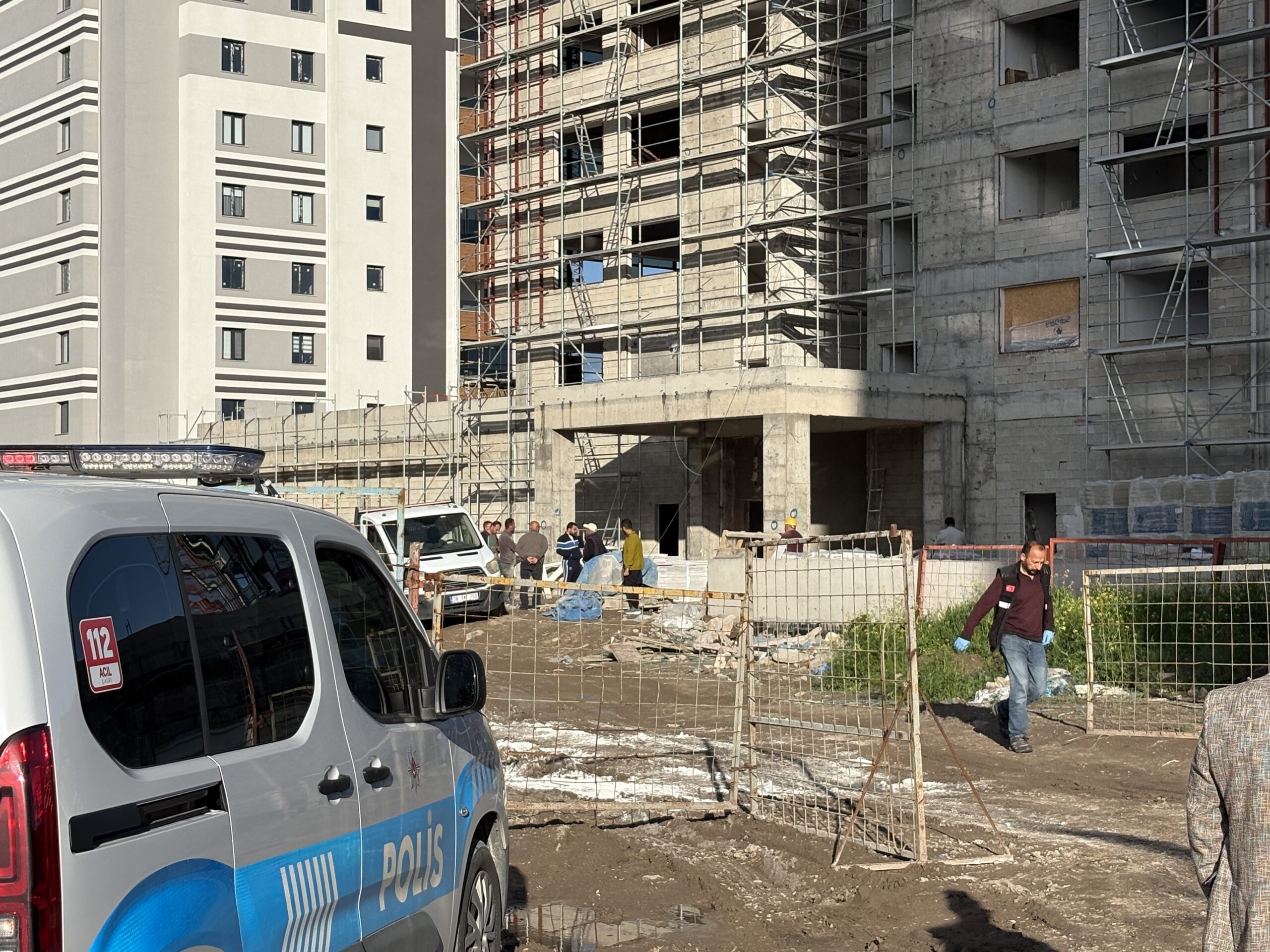 Kayseri’nin Kocasinan ilçesinde bir inşaatta meydana gelen iş kazasında, dış