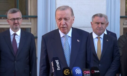 Cumhurbaşkanı Recep Tayyip Erdoğan, Kurban Bayramı namazını İstanbul'daki Büyük Çamlıca