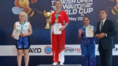 Antalya’da düzenlenen 11. Dünya Kick Boks Kupası’nda Afyonkarahisar’ı temsil eden