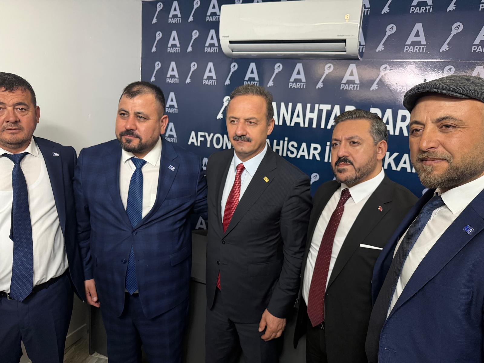 Anahtar Parti Afyonkarahisar İl Başkanlığı, Sülümenli’den üç ismin daha partiye