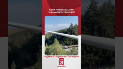 Kanal 3Sal, Mayıs 5, 2026 6:30amURL:Embed:Rüzgâr türbini parçalarının taşınması sırasında