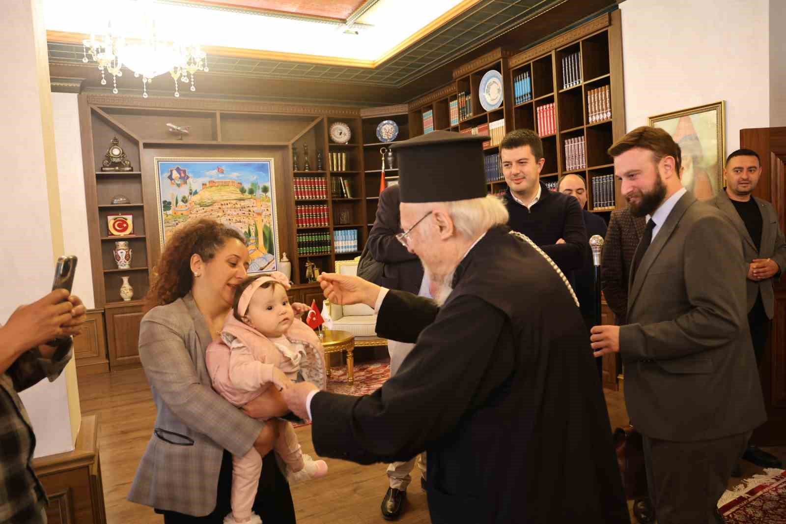 Fener Rum Patriği Bartholomeos; Nevşehir’de bir dizi ziyaret gerçekleştirerek Vali