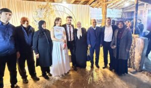 Emirdağ ​Belediye Başkanı Serkan Koyuncu, eşi Hümeyra Koyuncu ile birlikte