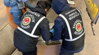 Ticaret Bakanlığı Gümrükler Muhafaza Müdürlüğü ekipleri, son bir haftada Gürbulak,