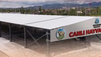 Bolvadin Belediyesi, Erkmen Mahallesi’nde yapımı tamamlanan Canlı Hayvan Pazarı’nın açılışını