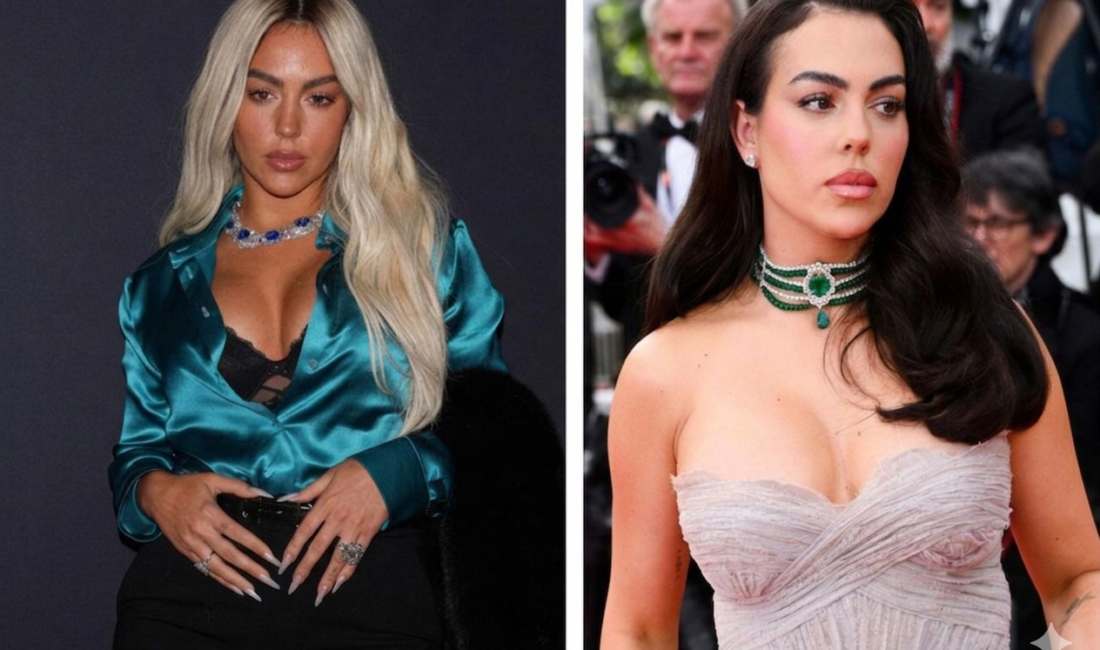 Georgina Rodriguez, Cannes Film Festivali’nde sergilediği farklı tarzlarla magazin gündemine