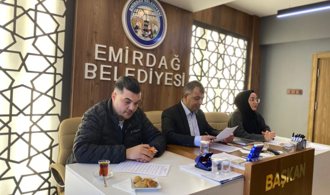 Emirdağ Belediye Meclisi, Mayıs ayı olağan toplantısını Belediye Başkanı Serkan