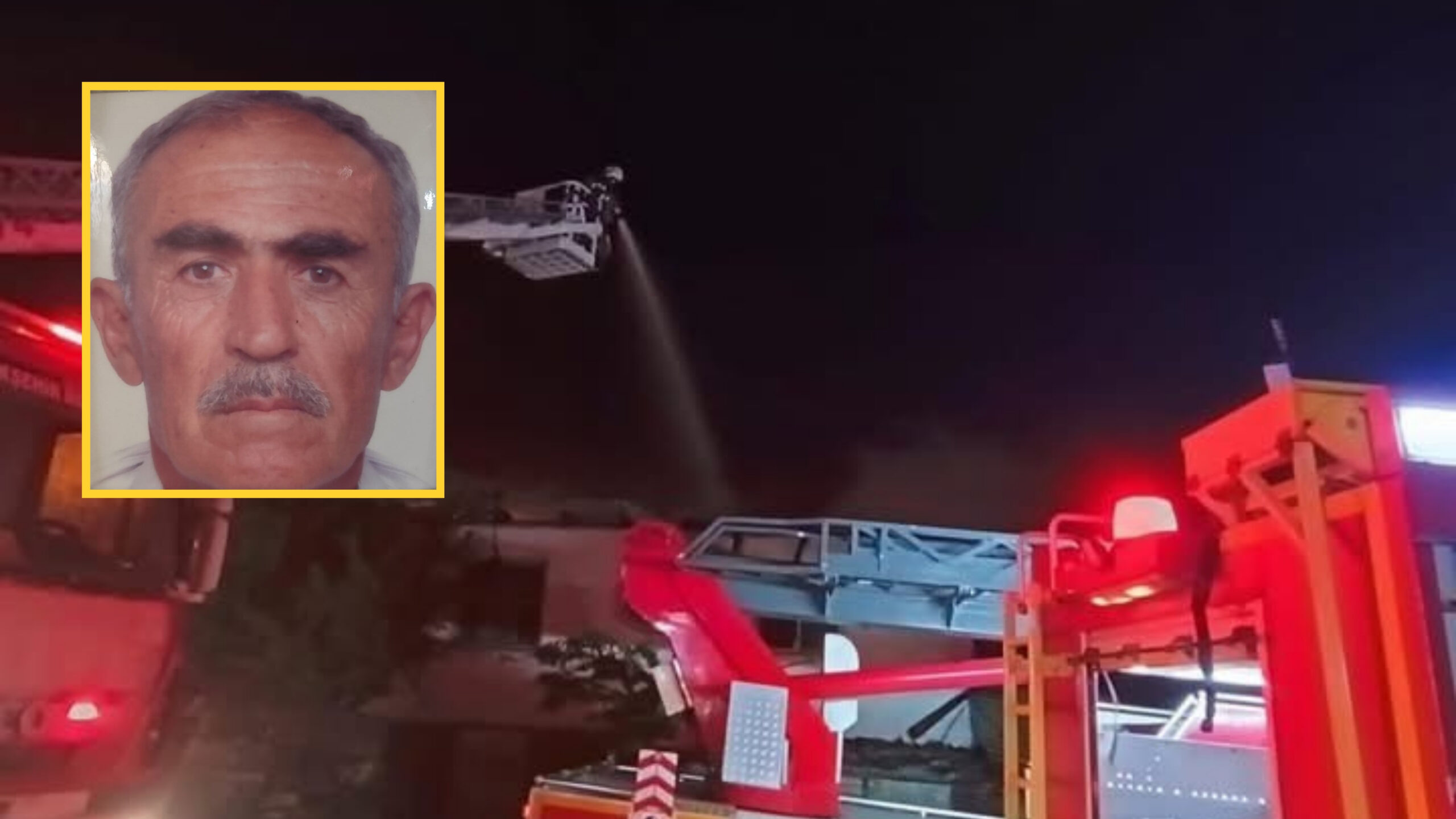 Denizli’nin Bekilli ilçesinde bir evde çıkan yangında, alevlerin arasında mahsur