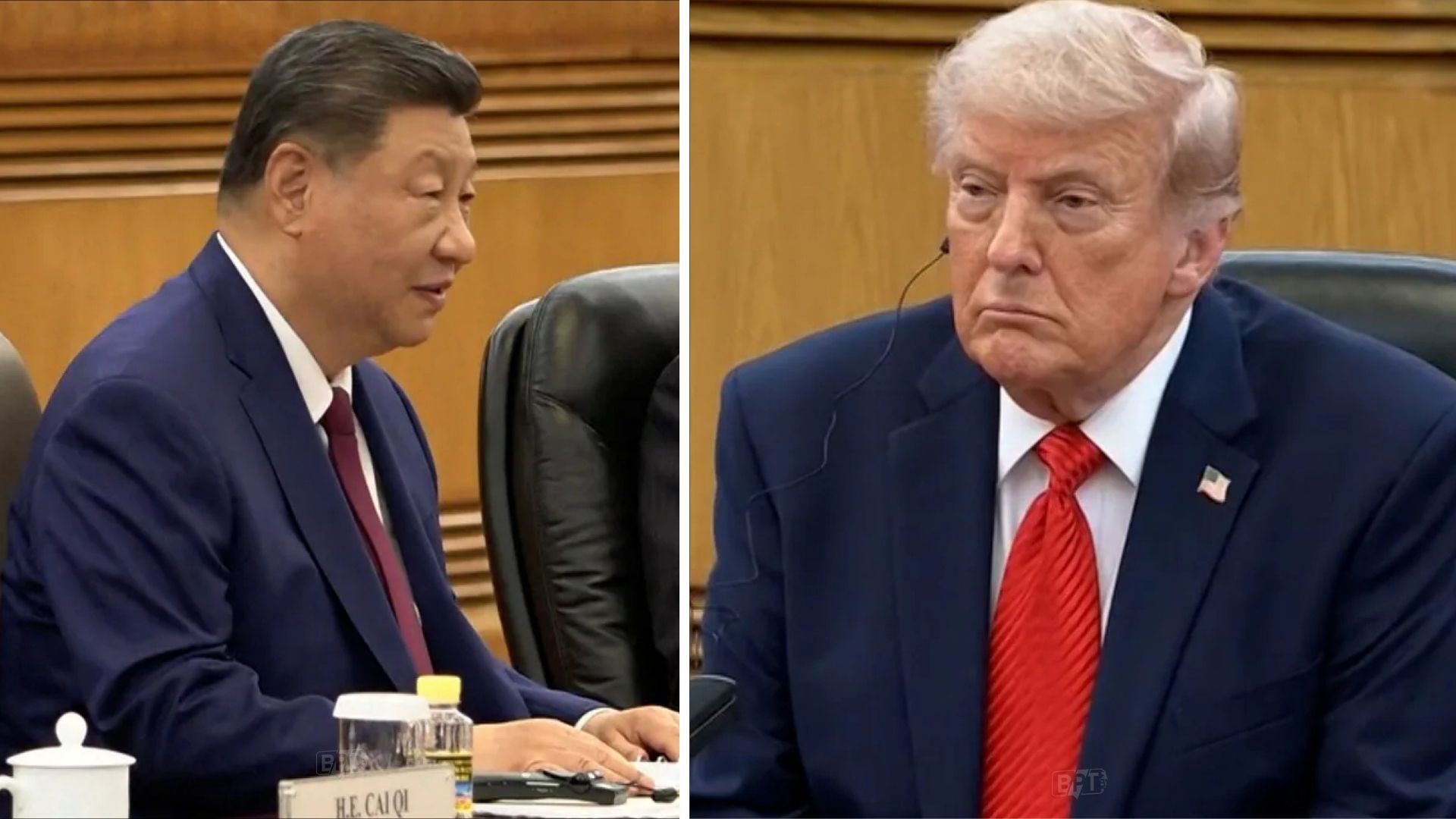 ABD Başkanı Donald Trump ile Çin Devlet Başkanı Şi Jinping,