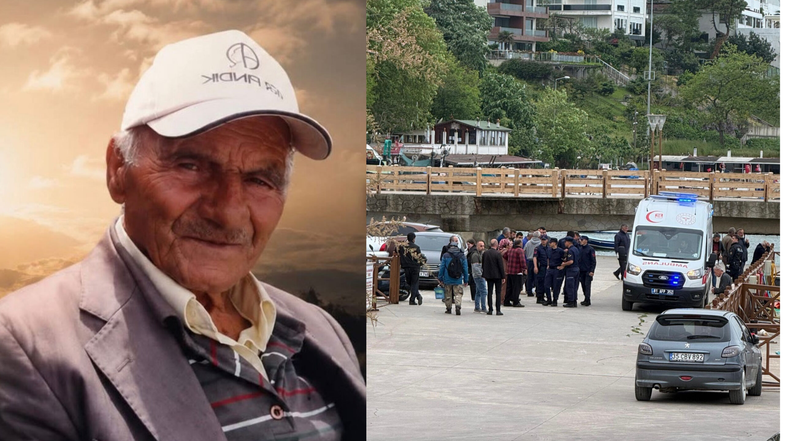 Düzce’nin Akçakoca ilçesinde sabah saatlerinde avlanmak için teknesiyle denize açılan