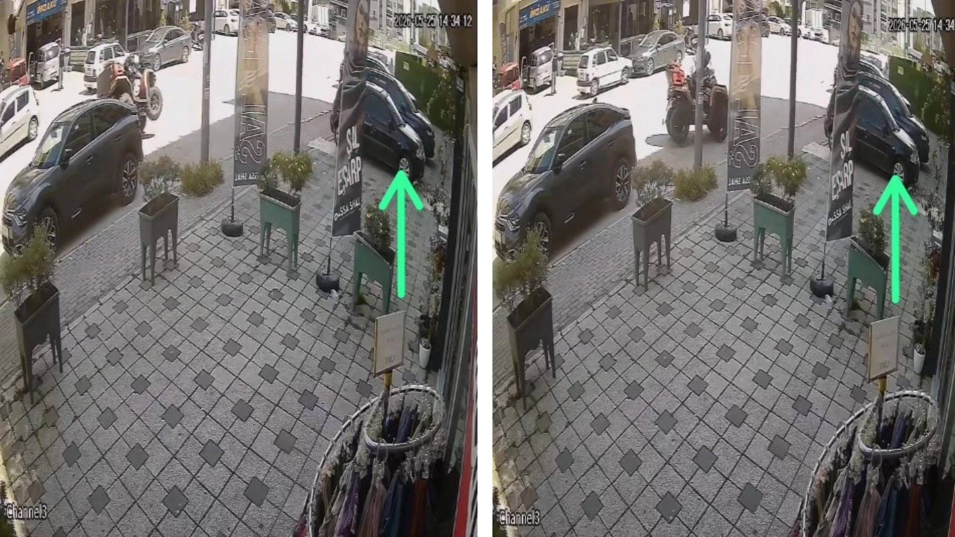Bursa’nın Mudanya ilçesinde, çocukların kullandığı ATV’nin geri manevra yaparken kontrolden