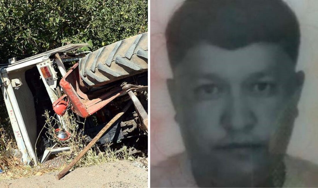Balıkesir’in Erdek ilçesinde tarlada çalıştığı esnada devrilen traktörün altında kalan