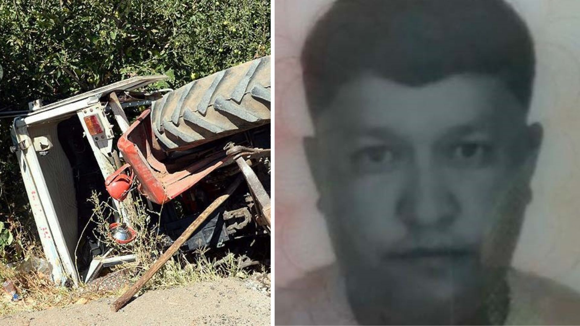 Balıkesir’in Erdek ilçesinde tarlada çalıştığı esnada devrilen traktörün altında kalan