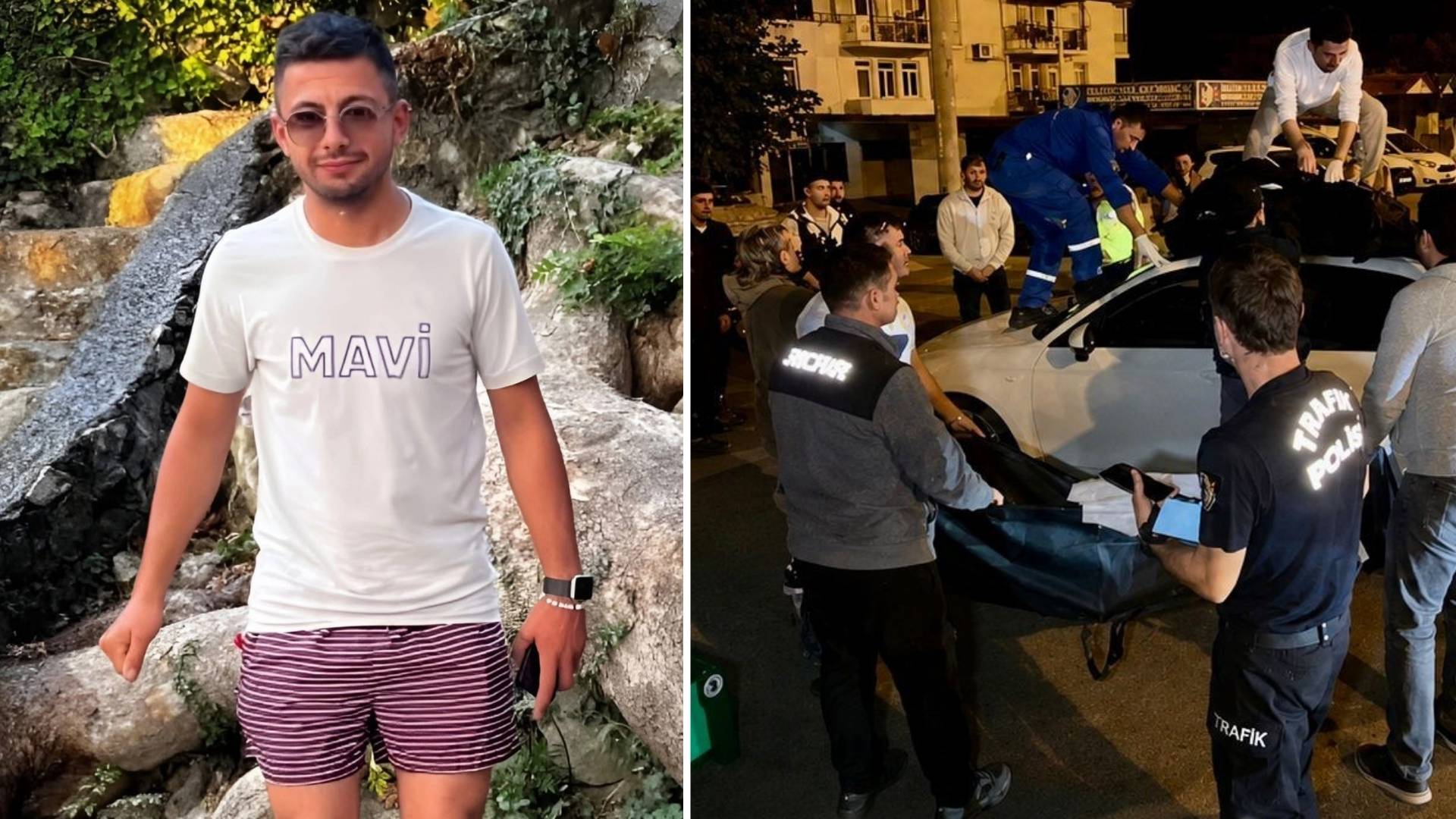 Muğla'nın Fethiye ilçesinde, gece saatlerinde motosiklet ve otomobilin çarpışması sonucu
