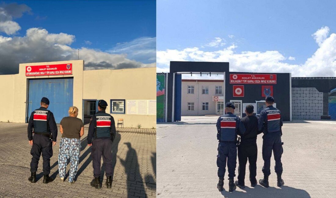 Afyonkarahisar İl Jandarma Komutanlığı, aranan şahısların tespiti ve yakalanmasına yönelik