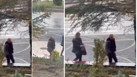 Kayseri’de belediye ekiplerinin kenti güzelleştirmek adına diktiği laleler, kimliği belirsiz