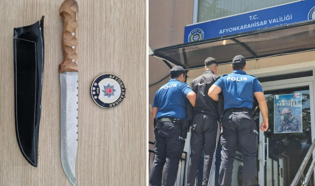 Afyonkarahisar kent merkezinin en işlek noktalarından Yeşilyol Caddesi’nde dün gün