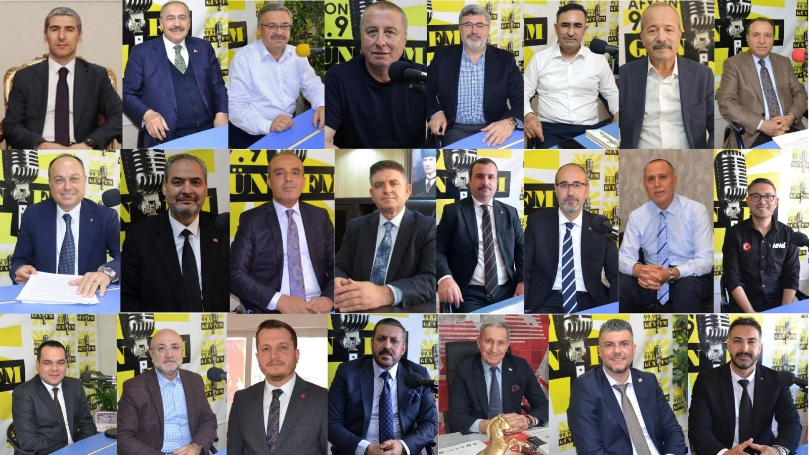 Gün FM’in 32’inci kuruluş yıldönümü nedeniyle ilimizin öde gelen isimleri