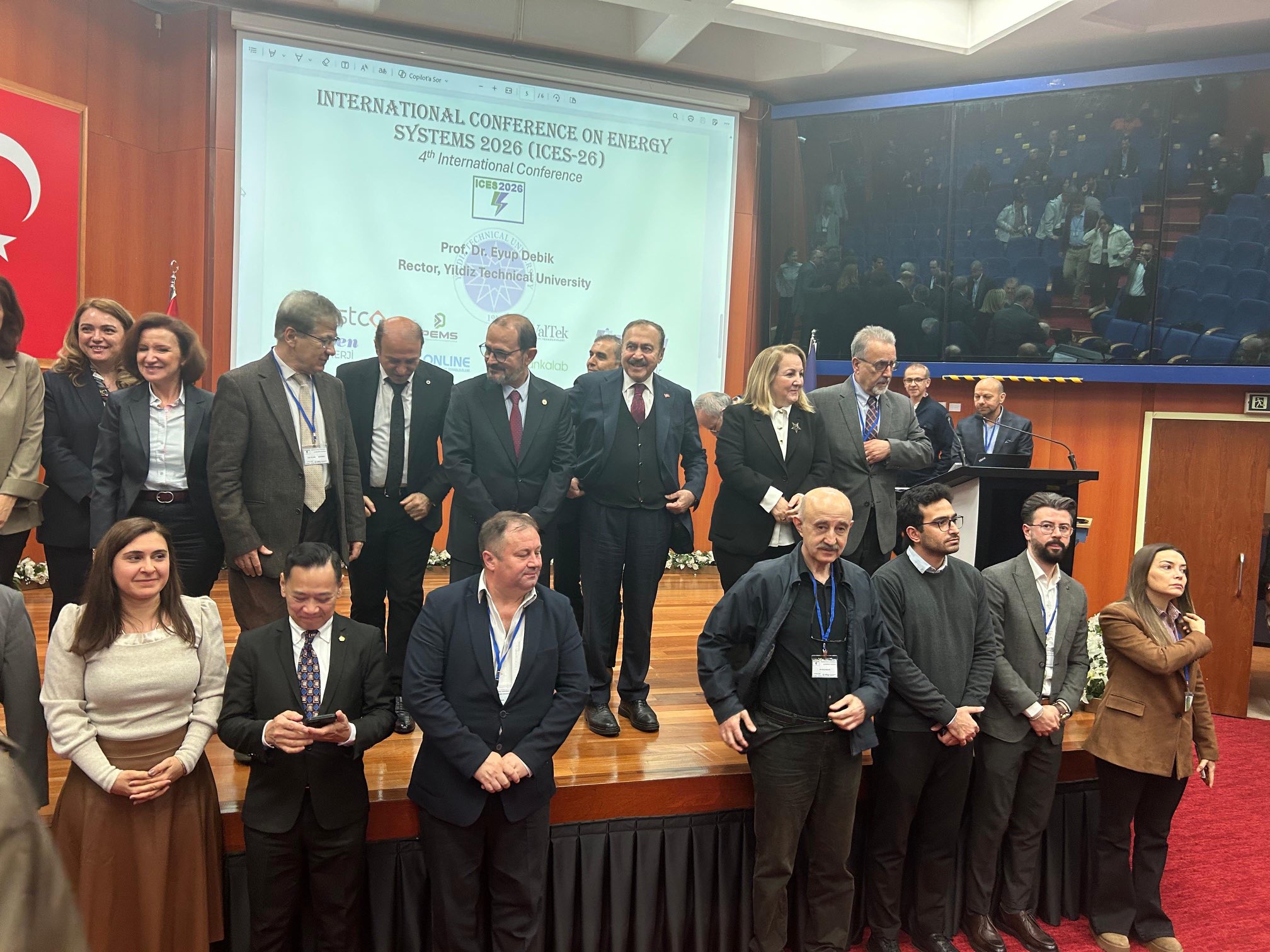 Eski Orman ve Su İşleri Bakanı Veysel Eroğlu, Yıldız Teknik