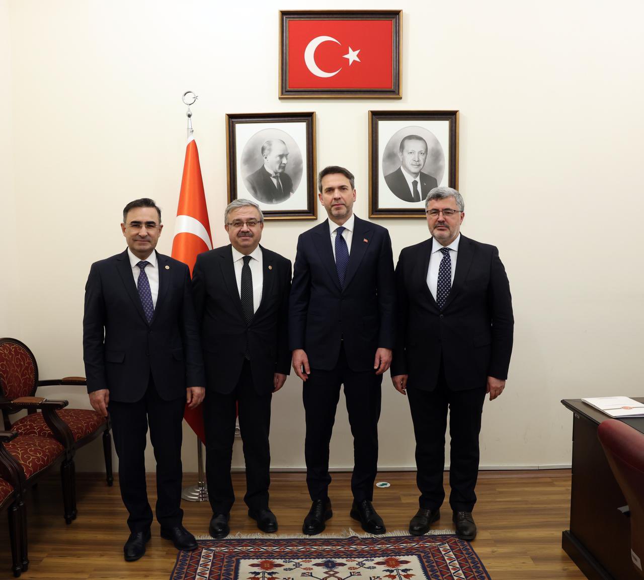 AK Parti Afyonkarahisar Milletvekilleri Ali Özkaya, İbrahim Yurdunuseven ve Hasan