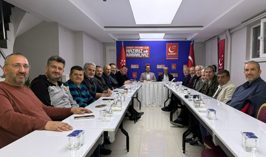 Haftalık İl Yönetim Kurulu Toplantısı’nda teşkilat çalışmalarını değerlendiren Saadet Partisi