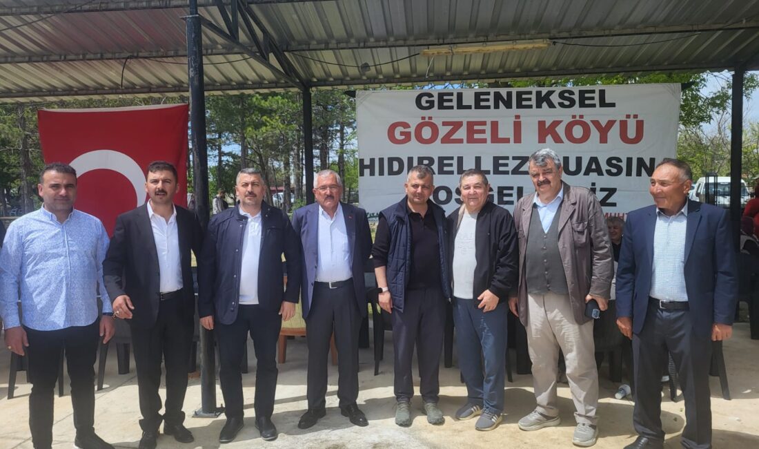Afyonkarahisar’ın Emirdağ ilçesine bağlı Gözeli Köyü’nde Hıdırellez şenliği büyük bir