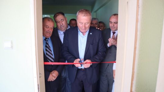 İYİ Parti Afyonkarahisar teşkilatı, Kurban Bayramı'nın üçüncü gününde Dinar ilçesine