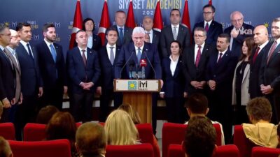 İYİ Parti Genel Başkanı Müsavat Dervişoğlu, milletvekilleriyle birlikte CHP hakkında