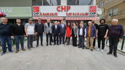 İYİ Parti Afyonkarahisar İl Başkanı Muhammet Mısırlıoğlu, İl Sekreteri Şaban