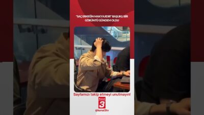 “Saç erkeğin makyajıdır” başlıklı bir görüntü gündem oldu! 📶https://kanal3.com.tr/ Sosyal