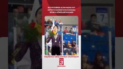 Buz pateninde altın madalyayı Japonya kazandı ama Kanadalı sporcu, gönülleri