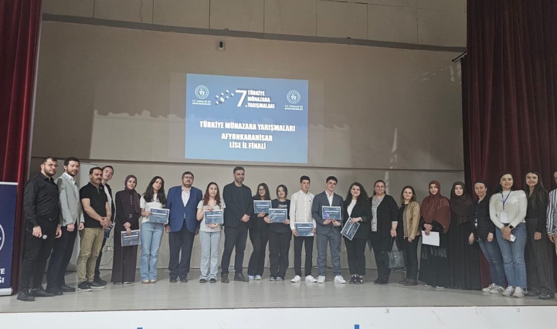 ​Gençlik ve Spor Bakanlığı tarafından düzenlenen Liseler Arası Münazara Yarışması'nda