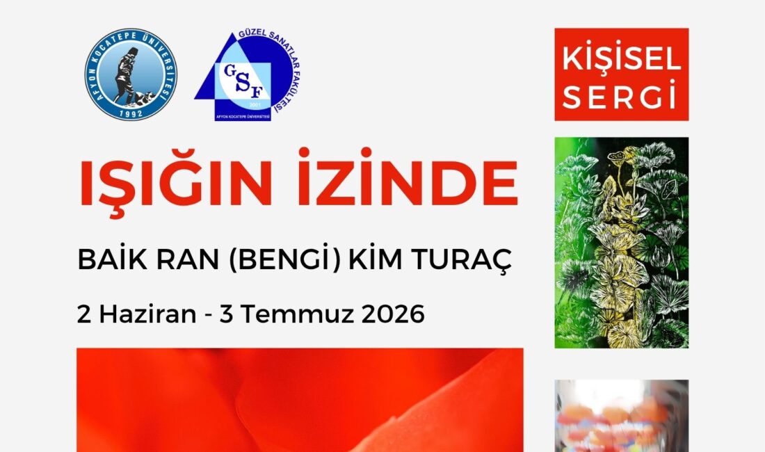 Afyon Kocatepe Üniversitesi (AKÜ), Haziran ayında uluslararası bir sanat serüvenine