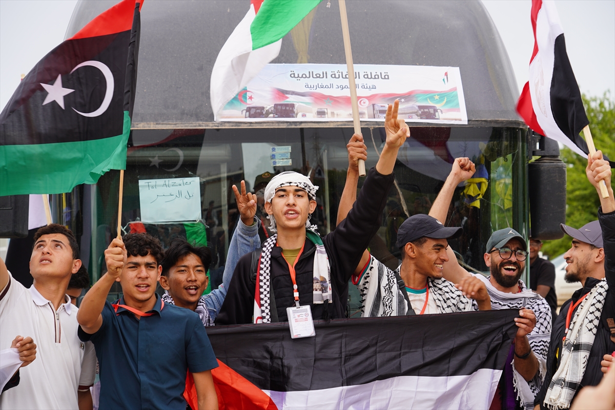 Libya'da toplanan 30 ülkeden 350'nin üzerinde Sumud Kara Konvoyu aktivisti